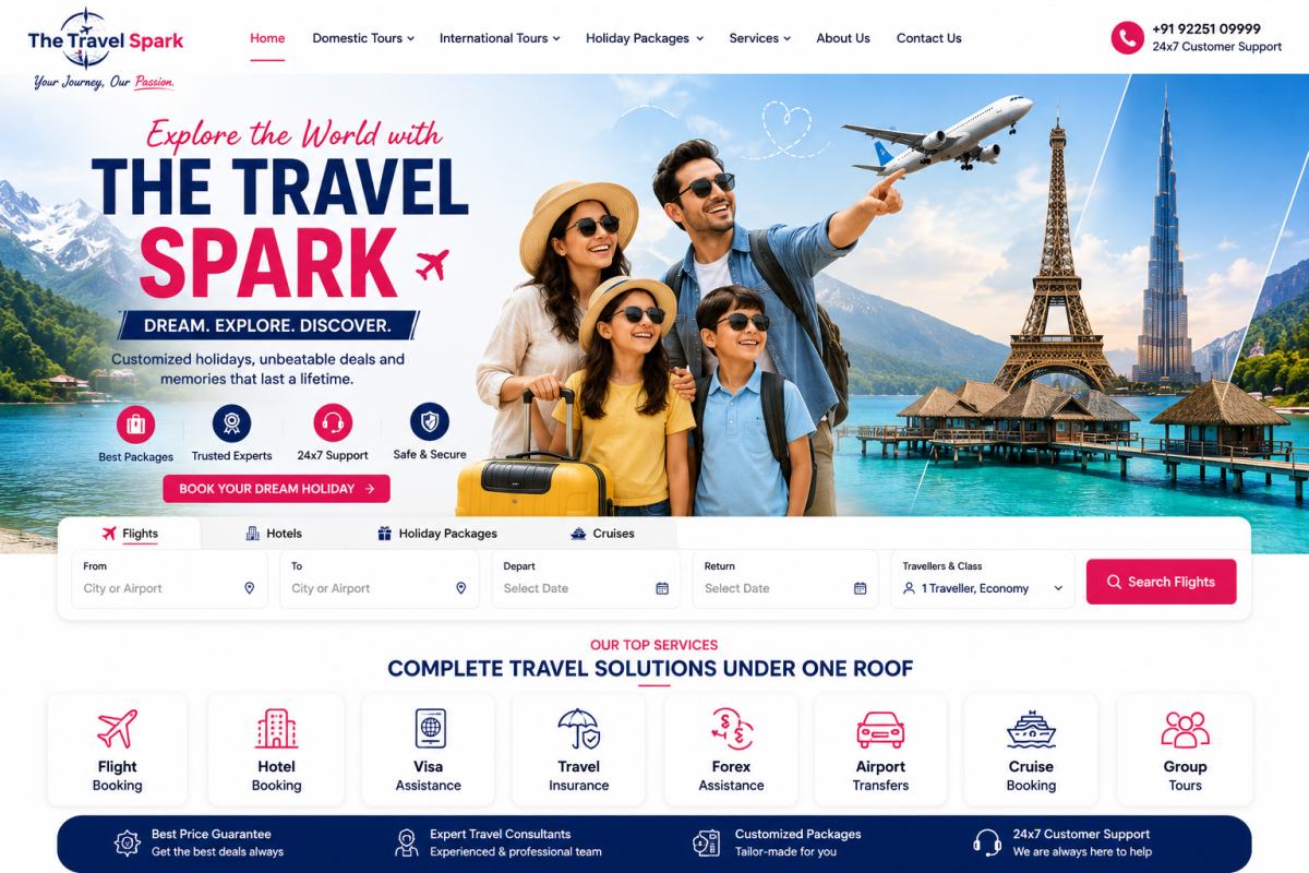 Why Choose The Travel Spark for Your Dream Vacation? | Trusted Travel Agency in Nashik